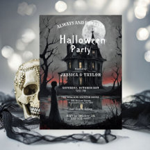 Sparvhus Halloweenfest Invitation Gothic Ma