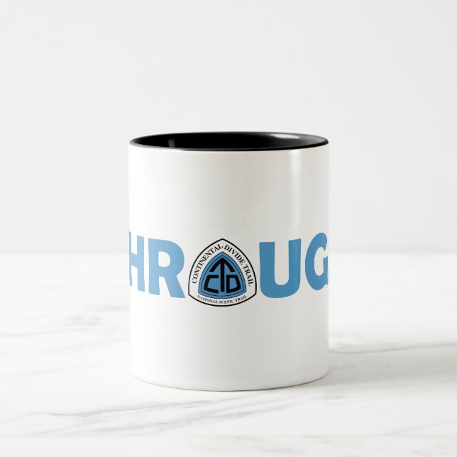 Spårvidd för kontinentaldelning genom nedgång Två-Tonad mugg (Center)