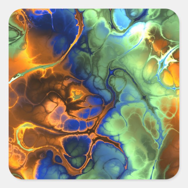 Spårviddsdekaler Fyrkantigt Klistermärke (Framsida)