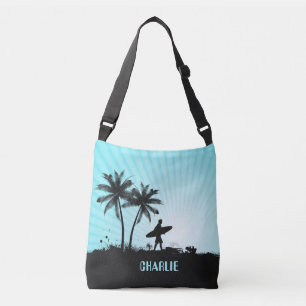 Spåsar för eget namn för Beach Surfer Axelväska