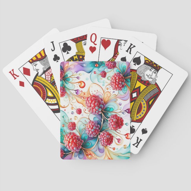 Spaspberryets väsen casinokort (Baksidan)