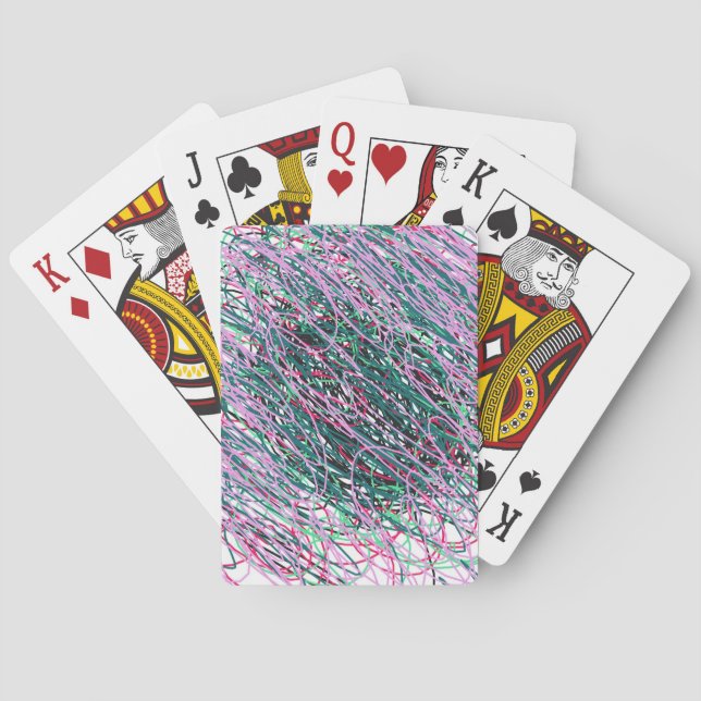 Spastiskt garn casinokort (Baksidan)
