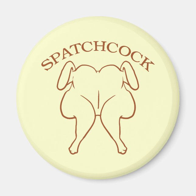 Spatchcock Chicken Magnet (Framsidan)