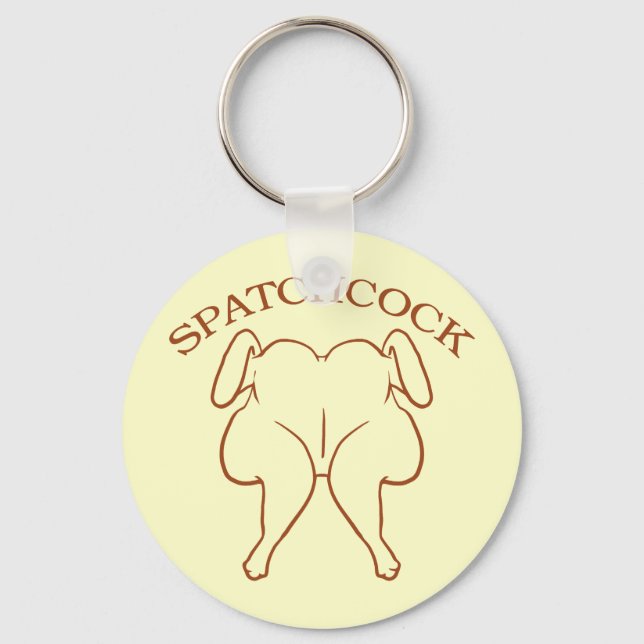 Spatchcock Chicken Nyckelring (Framsida)