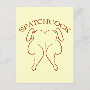 Spatchcock Chicken Vykort
