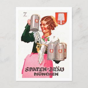 Spaten Brä u - Hohlwein Vykort