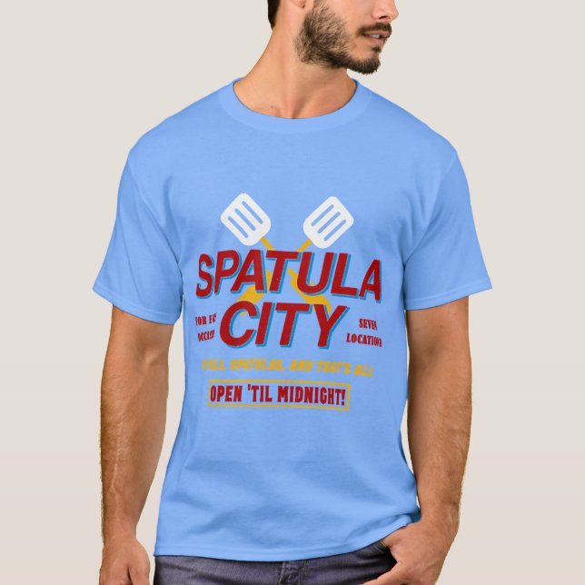 Spatula City familj T Shirt (Framsida)