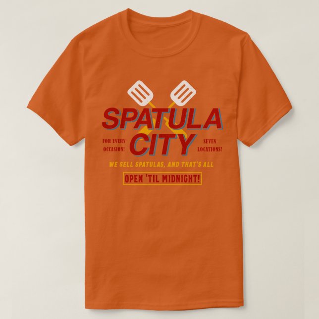 Spatula City T Shirt (Design framsida)