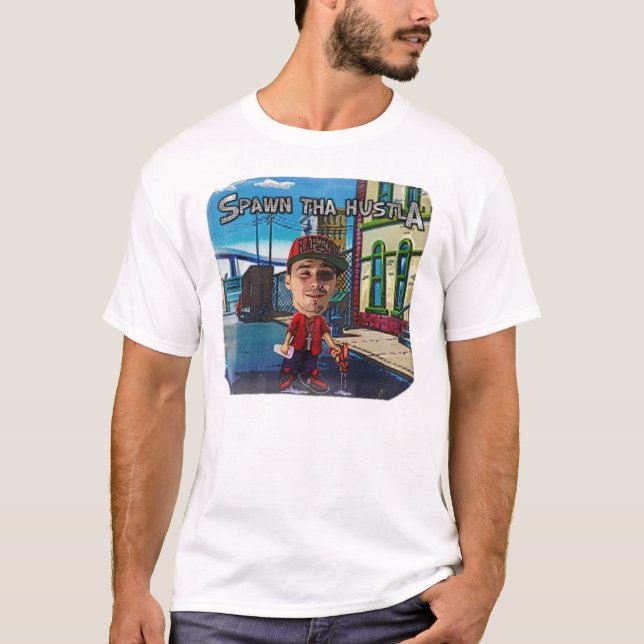 Spawn Tha Hustla (BLINGBLING) T-shirt (Framsida)