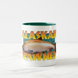 Spawned alaskabo Två-Tonad mugg