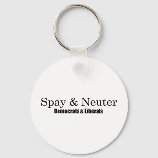 Spay and Neuter Liberals Nyckelring