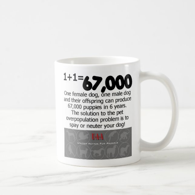 spay den könlösa skjortan kaffemugg (Höger)