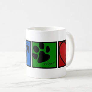 Spay-Neuter-Adopt-Kärlek Kaffemugg