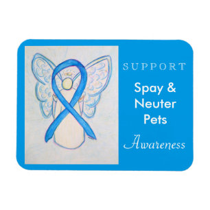 Spay & Neuter Awareness Angel Anpassningsbar Magne Magnet