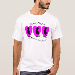 Spay neutrat adopterar skyddar--Gåvor "för djur Tee Shirt
