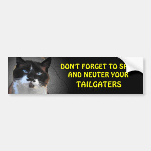 Spay och sterilisera din TAILGATERS Bildekal