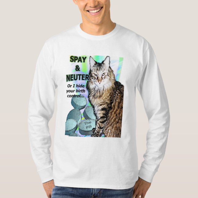 Spay och sterilisera (eller jag gömmer din tee (Framsida)