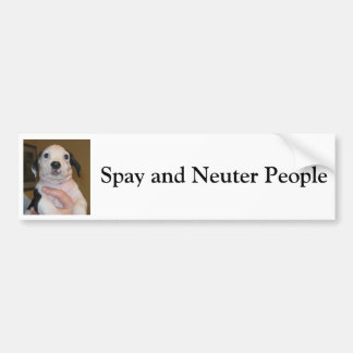 Spay och sterilisera folk bildekal