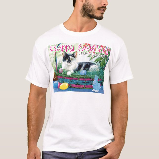 Spaymart påsk t shirt (Framsida)