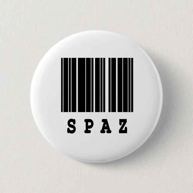 spaz streckkod design knapp (Framsida)