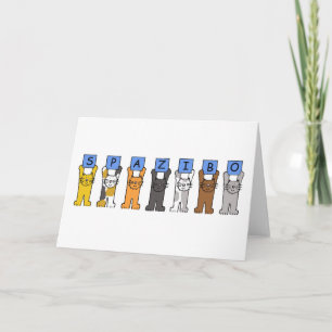 Spazibo Russian Tack Cats Kort