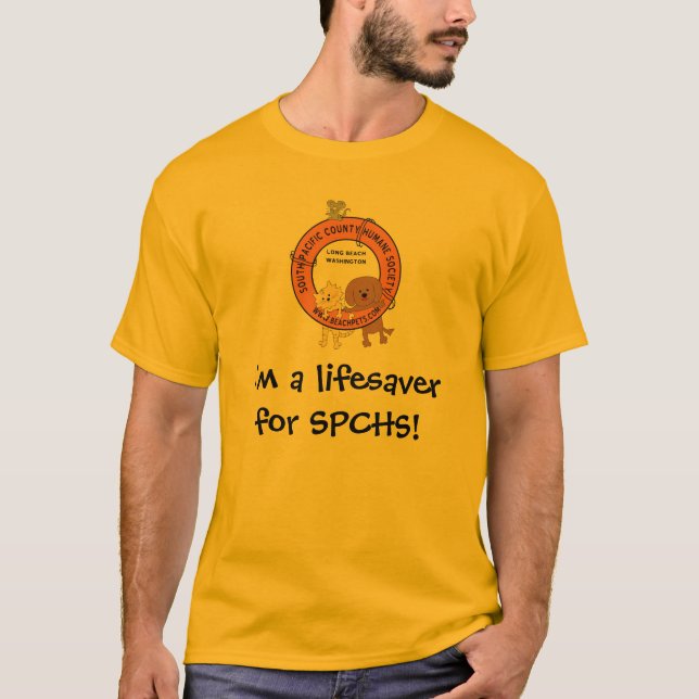 SPCHS-Lifesavert-skjorta Tee (Framsida)