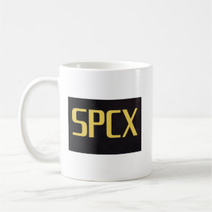 SPCX SpaceX Börsintroduktion Investerar Design R Kaffemugg
