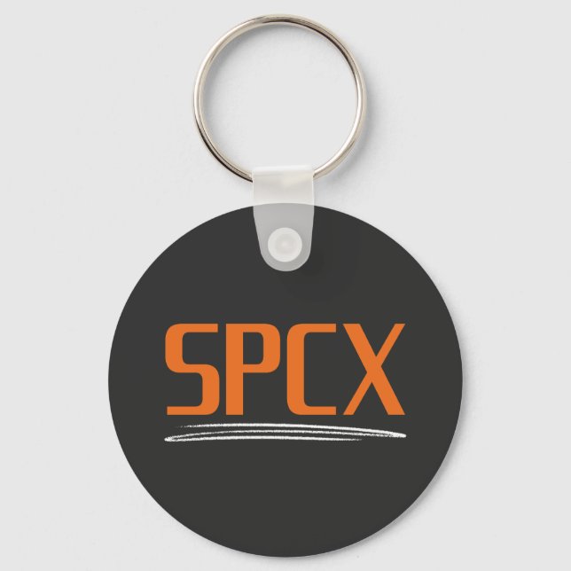 SPCX SpaceX Börsintroduktion Investerar Design | R Nyckelring (Framsida)