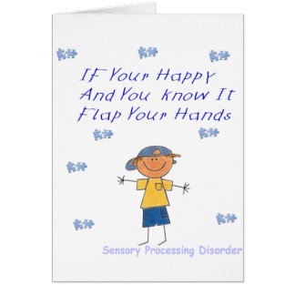 SPD viftar med din händer Hälsningskort