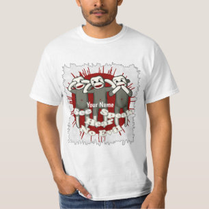 Speak No Evil Strumpdockor t-shirt