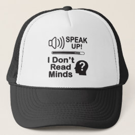 Speak Up – I Don’t Read Minds Funny Communication Keps