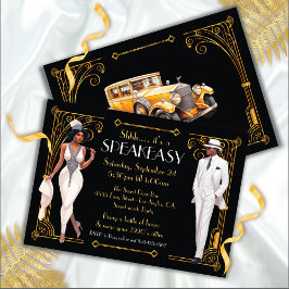 Speakeasy Flapper Underbar Gatsby Harlem Nights Inbjudningar