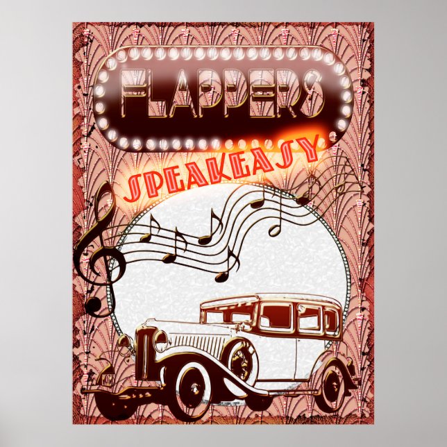 SpeakEasy-Klubb Poster (Framsidan)