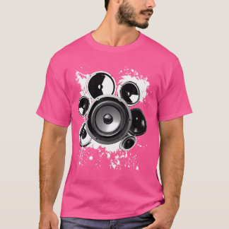 Speaker Techno Bass Music Graphics Gifts Unisex E T Shirt