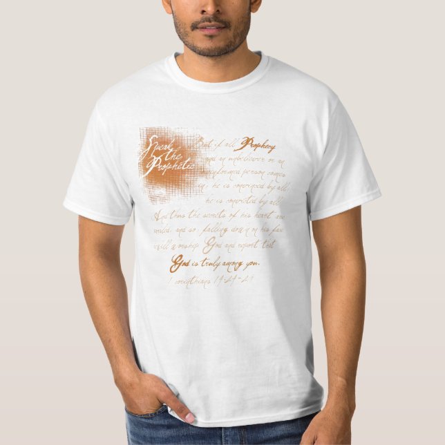 speaktheprophetic t-shirt (Framsida)