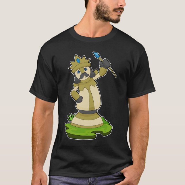 Spear Chess biet Kung T Shirt (Framsida)