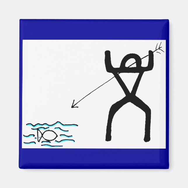 Spear fisher magnet (Framsidan)