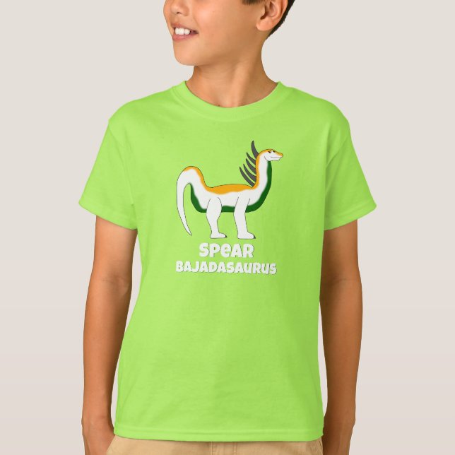 Spear the Bajadasaurus Dino T-Shirt (Framsida)