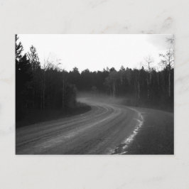 Spearfish Canyon Hail Fog after Storm Postcard Vykort