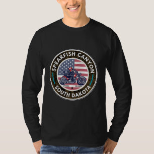 SPEARFISH CANYON SCENIC BYWAY MOTORCYCLING Road T Shirt