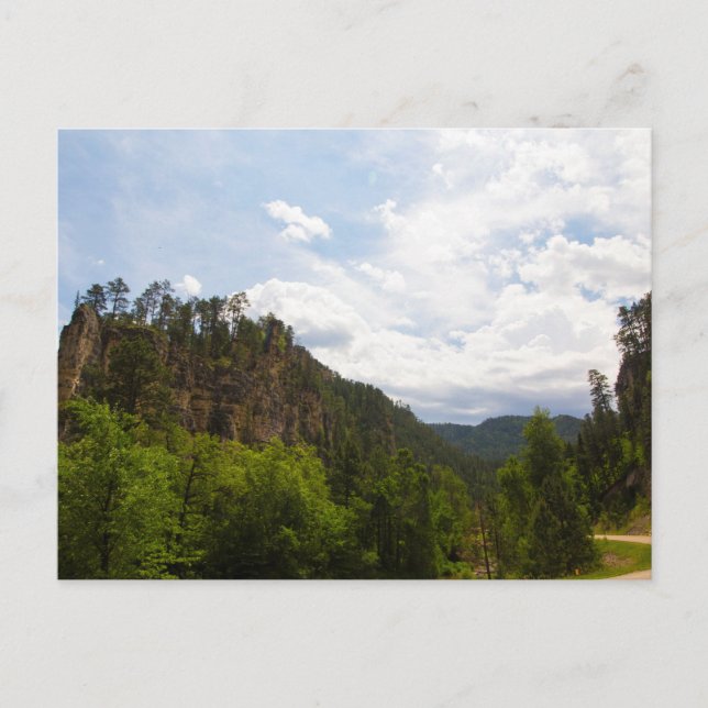 Spearfish Canyon, South Dakota Vykort (Framsida)