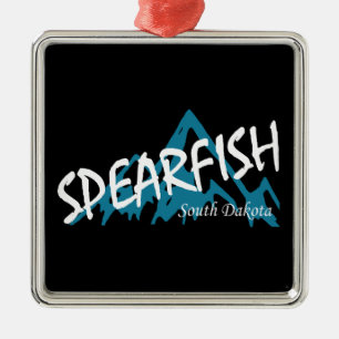 Spearfish South Dakota Berg Julgransprydnad Metall