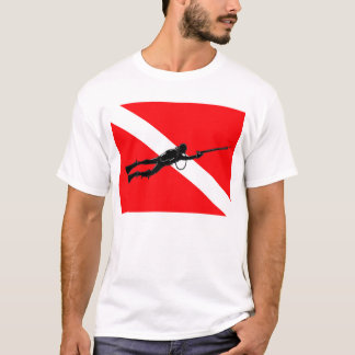 Spearfisherman Falg T-shirt