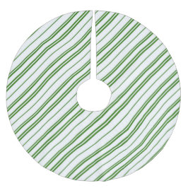 Spearmint Candy Cane Christmas Stripes Julgransmatta Borstad Polyester