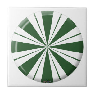 Spearmint Rand Candy Kakelplatta