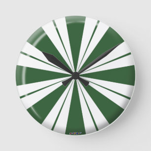 Spearmint Rand Candy Rund Klocka