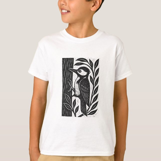 Specht/Woodpecker T Shirt (Framsida)