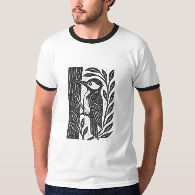Specht/Woodpecker T Shirt (Framsida)