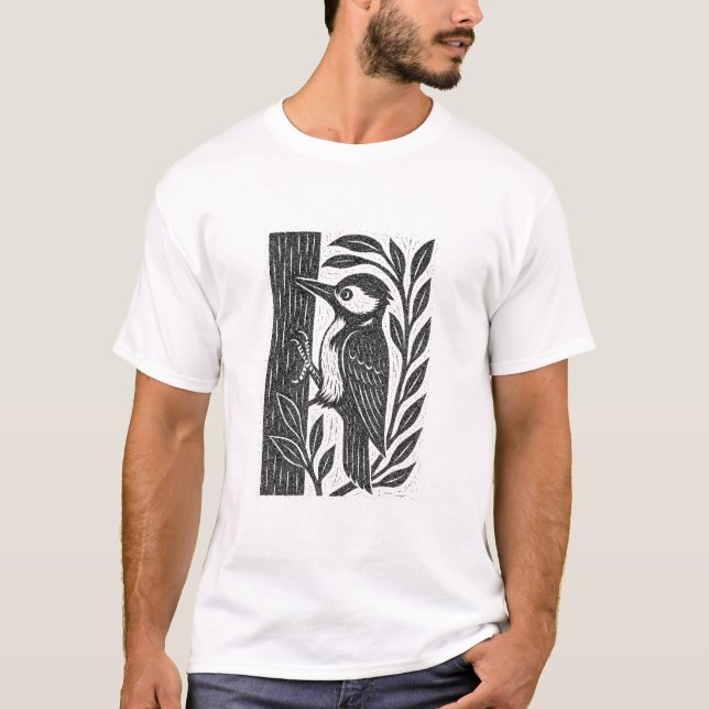 Specht/Woodpecker T Shirt (Framsida)