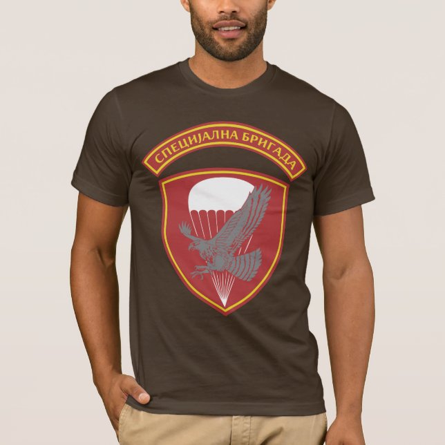 Special Brigade Serbian Army T Shirt (Framsida)